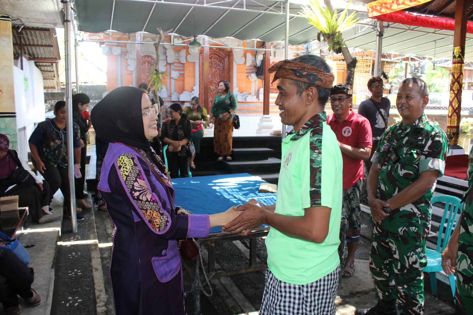 Keluarga Besar Kodim 1616/Gianyar Melayat, Wujud Kepedulian dan Solidaritas Prajurit