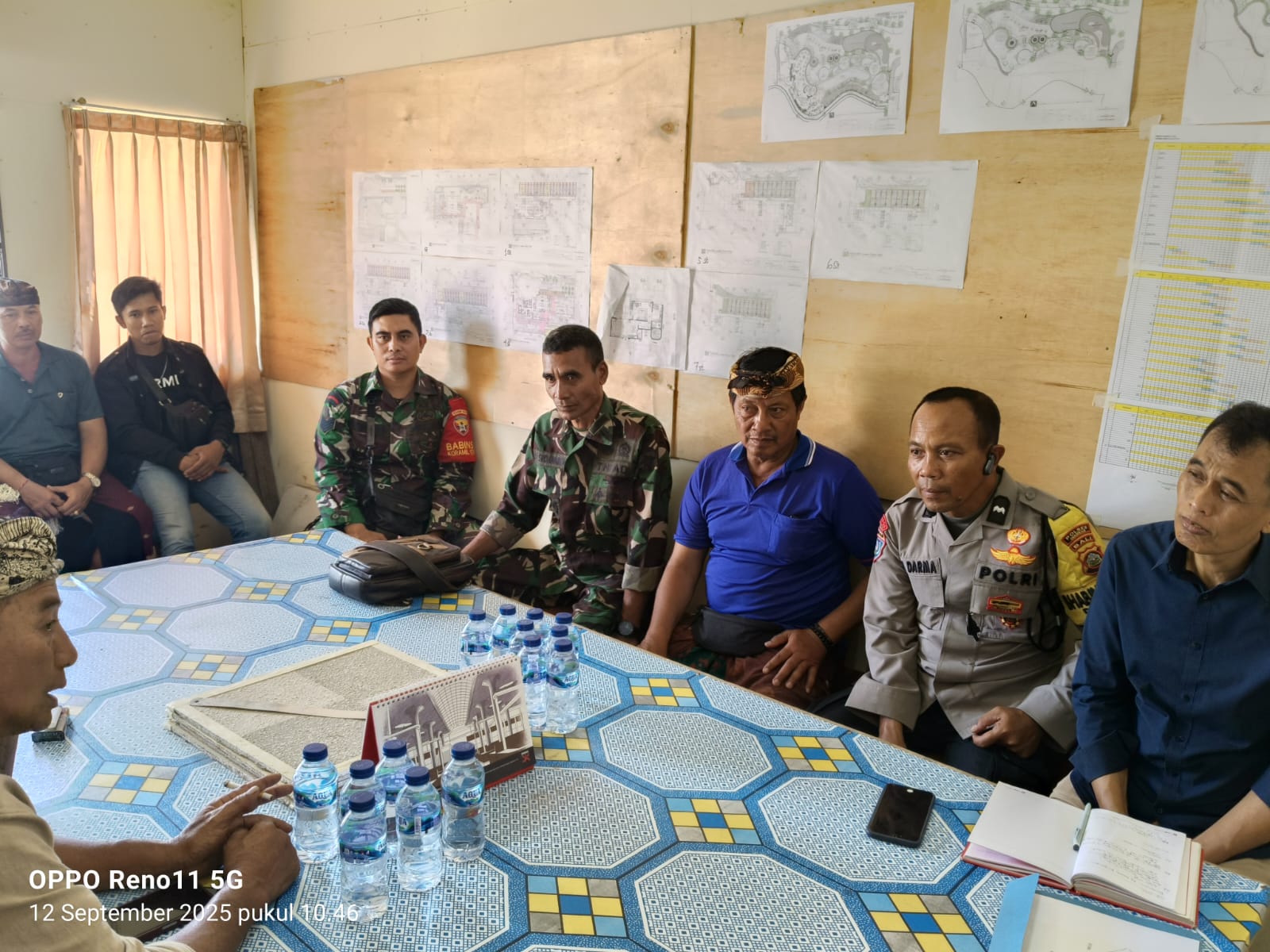 Tegaskan Kepedulian pada Petani, Danramil Payangan Hadiri Mediasi Irigasi Subak